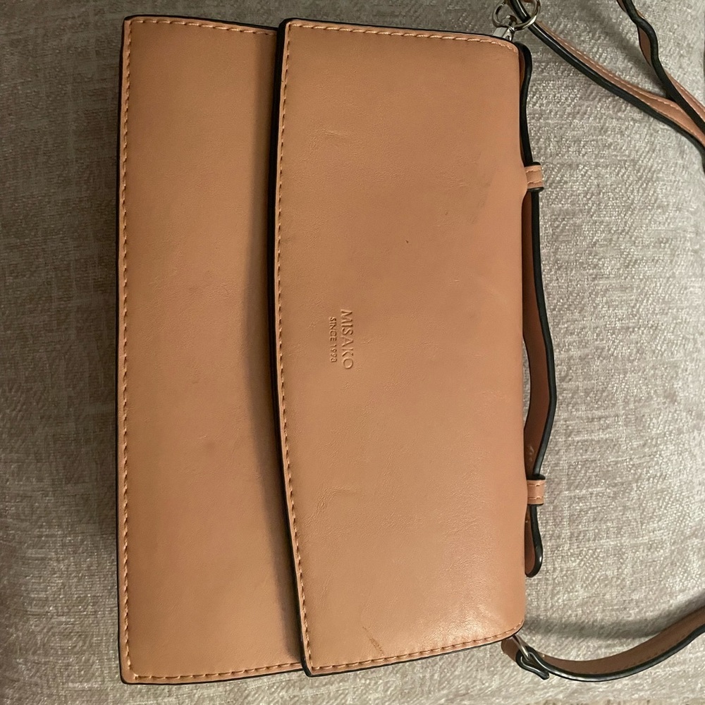 Misako purse camel colored crossbody